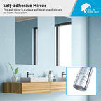 Self-adhesive Mirror Wall Sticker Reflective DIY PET Crystal Decals