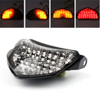 Clear LED Brake Tail Light Turn Signals for Suzuki GSXR 600 GSX-R 750 (2004–2005)