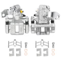 Set of 2 Rear Brake Calipers w/ Bracket for Acura CSX (2006–2011), Civic (2006–2015)