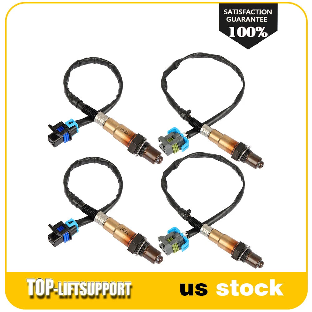 Set of 4 Oxygen Sensors for Chevrolet Camaro (2010–2015)