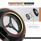 Clear Clutch Cover for Harley Sportster 883 Super Low XL883L (2011–2019)