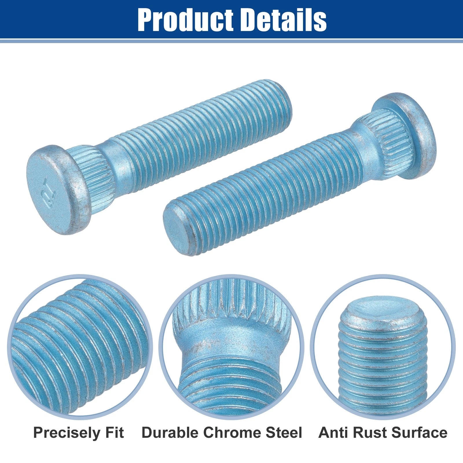 20 Pcs M14x1.5 Wheel Lug Bolt Nuts for Dodge Durango (2011–2020) No. 6509858AA