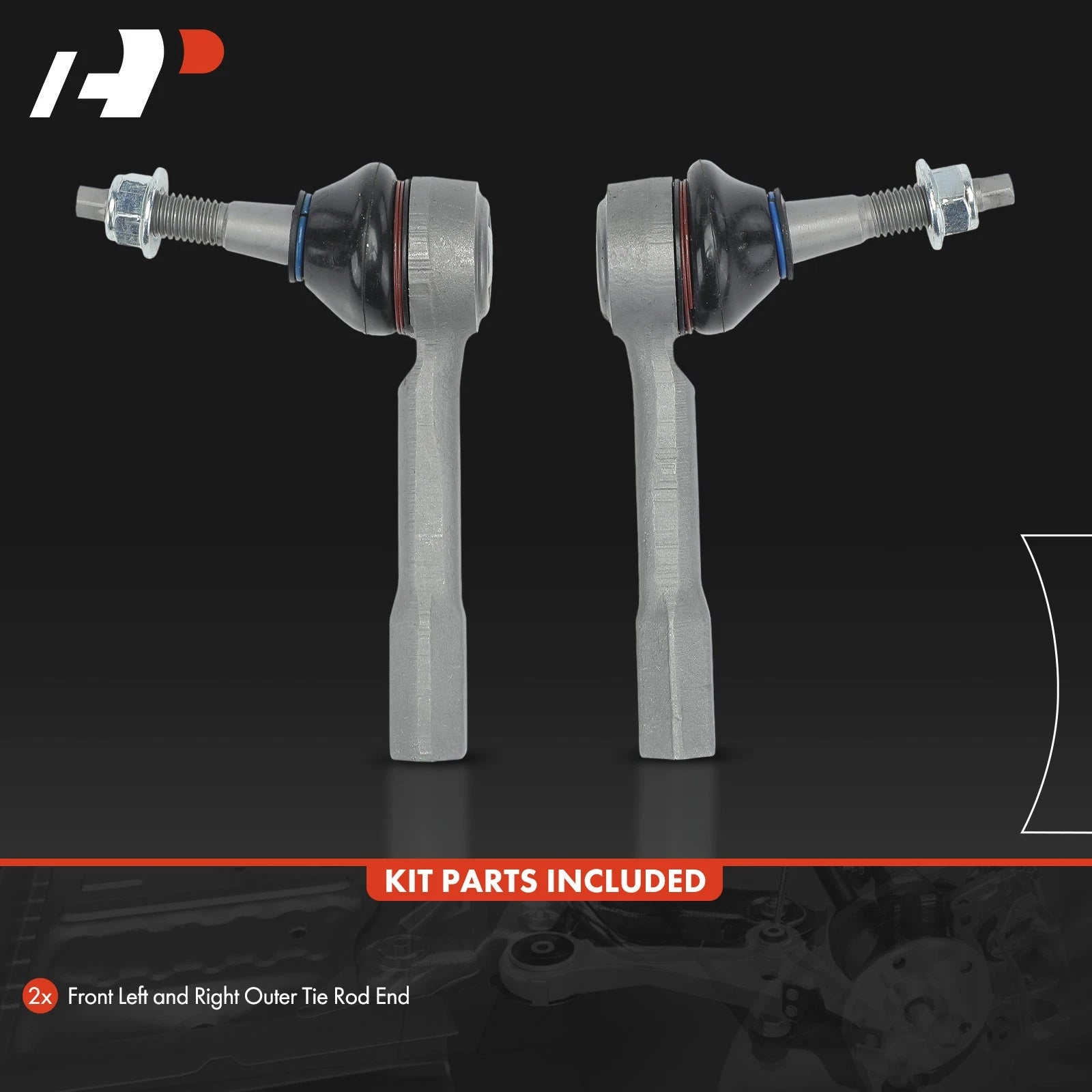 2Pcs Front Outer Tie Rod Ends for Chevrolet Bolt EV (2017-2023)