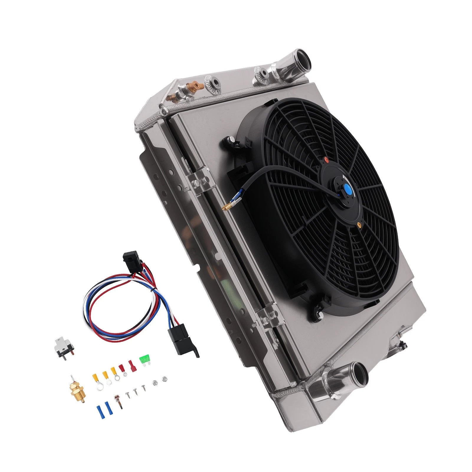 3 Row Aluminum Radiator Fan Shroud Kit for Econoline Comet V8 (1961–1965)