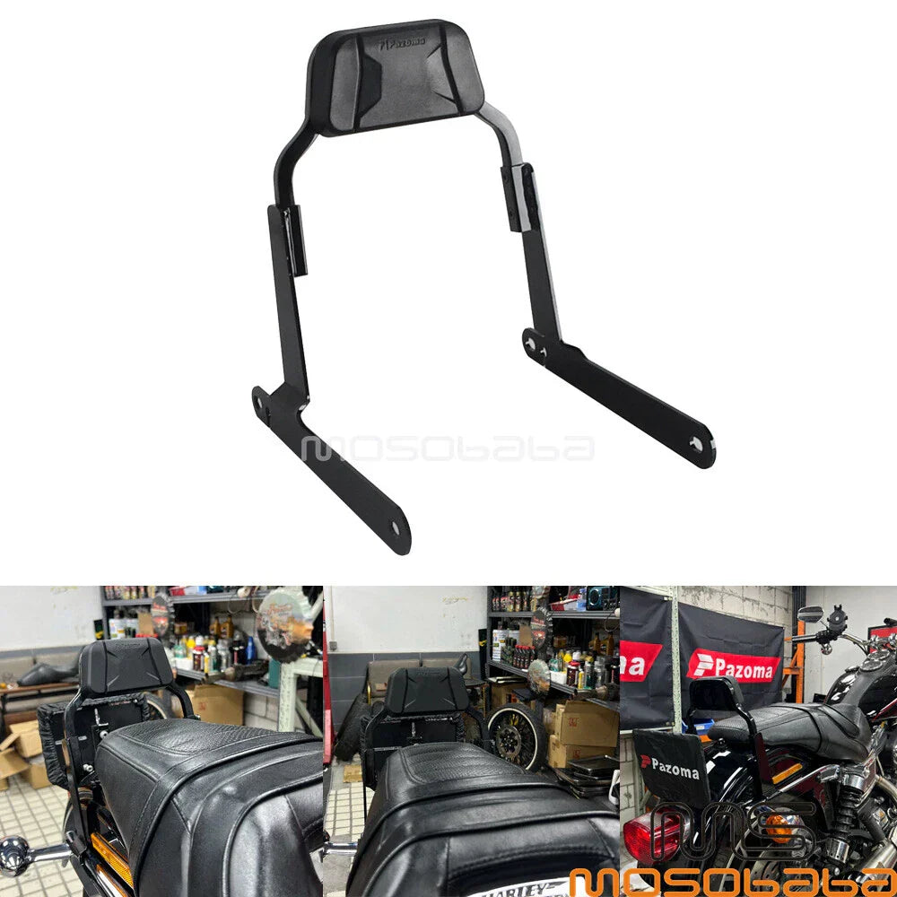 Passenger Backrest Sissy Bar w/ Pad for Harley Dyna Low Rider (2006-2017)
