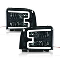 LED DRL Bar Headlights for Ford F250 F350 Super Duty (2005–2007)