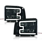 LED DRL Bar Headlights for Ford F250 F350 Super Duty (2005–2007)