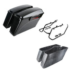 Hard Saddlebags & Conversion Bracket Kit for Harley Dyna Super Glide (2008–2017)
