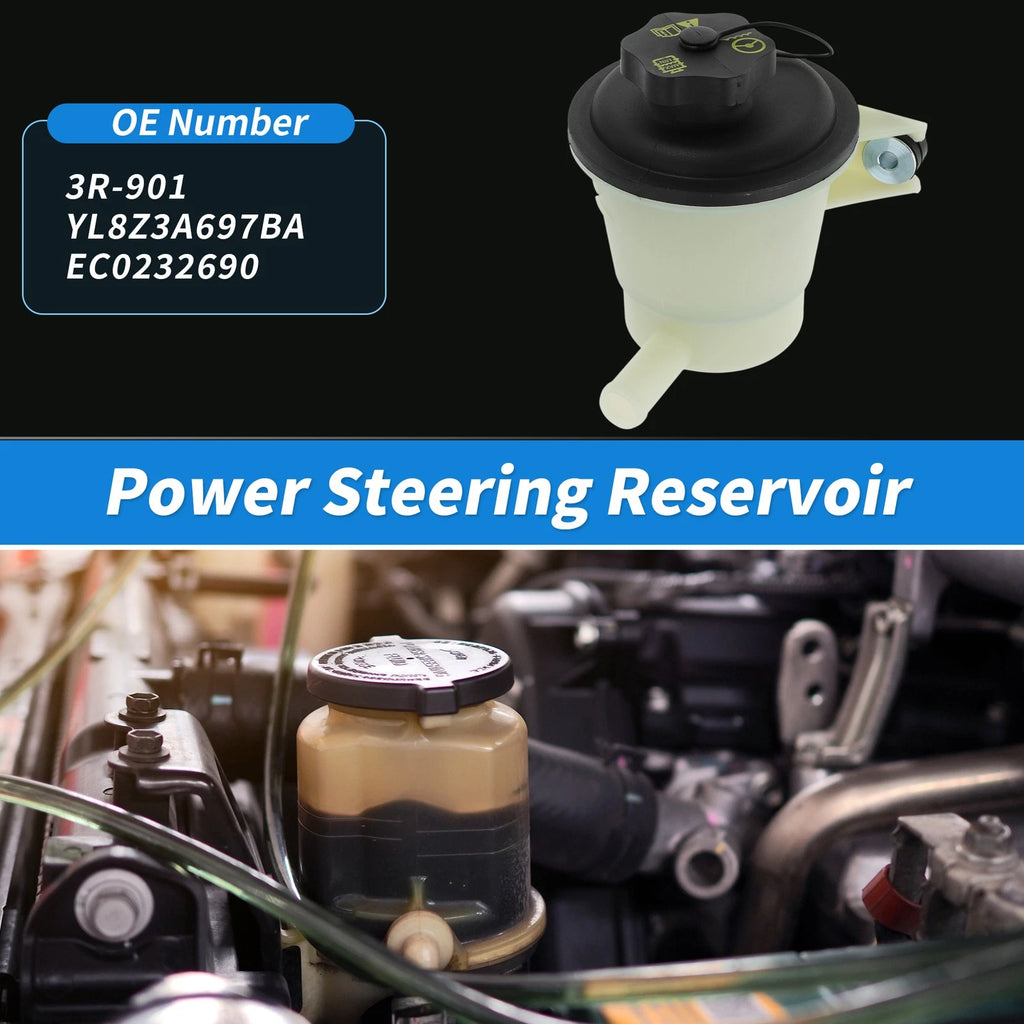Power Steering Fluid Reservoir for Ford Escape (2003–2007) No.YL8Z3A697BA, EC0232690