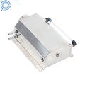 2L Polished Aluminum Coolant Radiator Overflow Reservoir Tank for