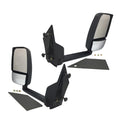 Pair Manual Side View Mirror Dual Glass for Chevy Express GMC Savana (2003–2023)