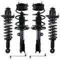 Set of 6 Complete Struts & Sway Bar Links for 2014–2019 Toyota Corolla