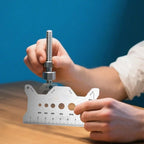 Screw Measuring Ruler Tool for Accurate Measurement (Metal Alloy)