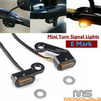 Mini LED Turn Signal Indicator Lights for Harley Dyna Street Bob Softail (2006-2023)