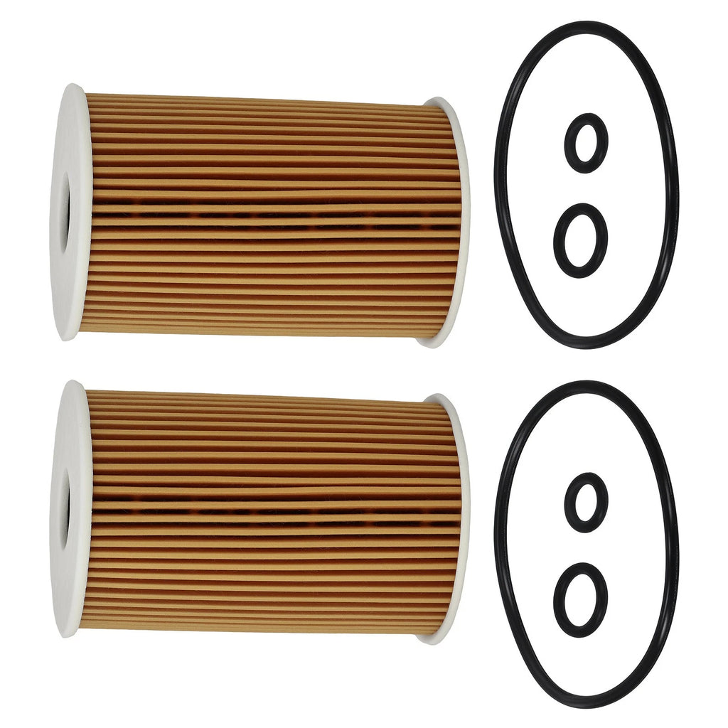 2X Engine Oil Filters for Volkswagen Passat 2.0L TDI (2012–2014) HU7008z 03L115562