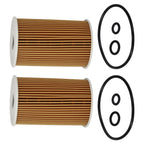 2X Engine Oil Filters for Volkswagen Passat 2.0L TDI (2012–2014) HU7008z 03L115562
