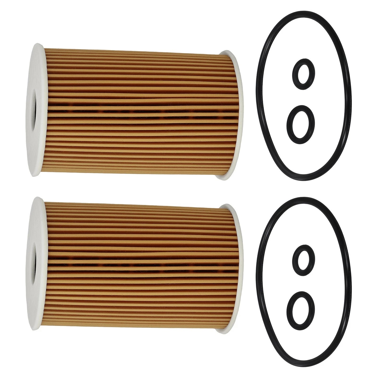 2X Engine Oil Filters for Volkswagen Passat 2.0L TDI (2012–2014) HU7008z 03L115562