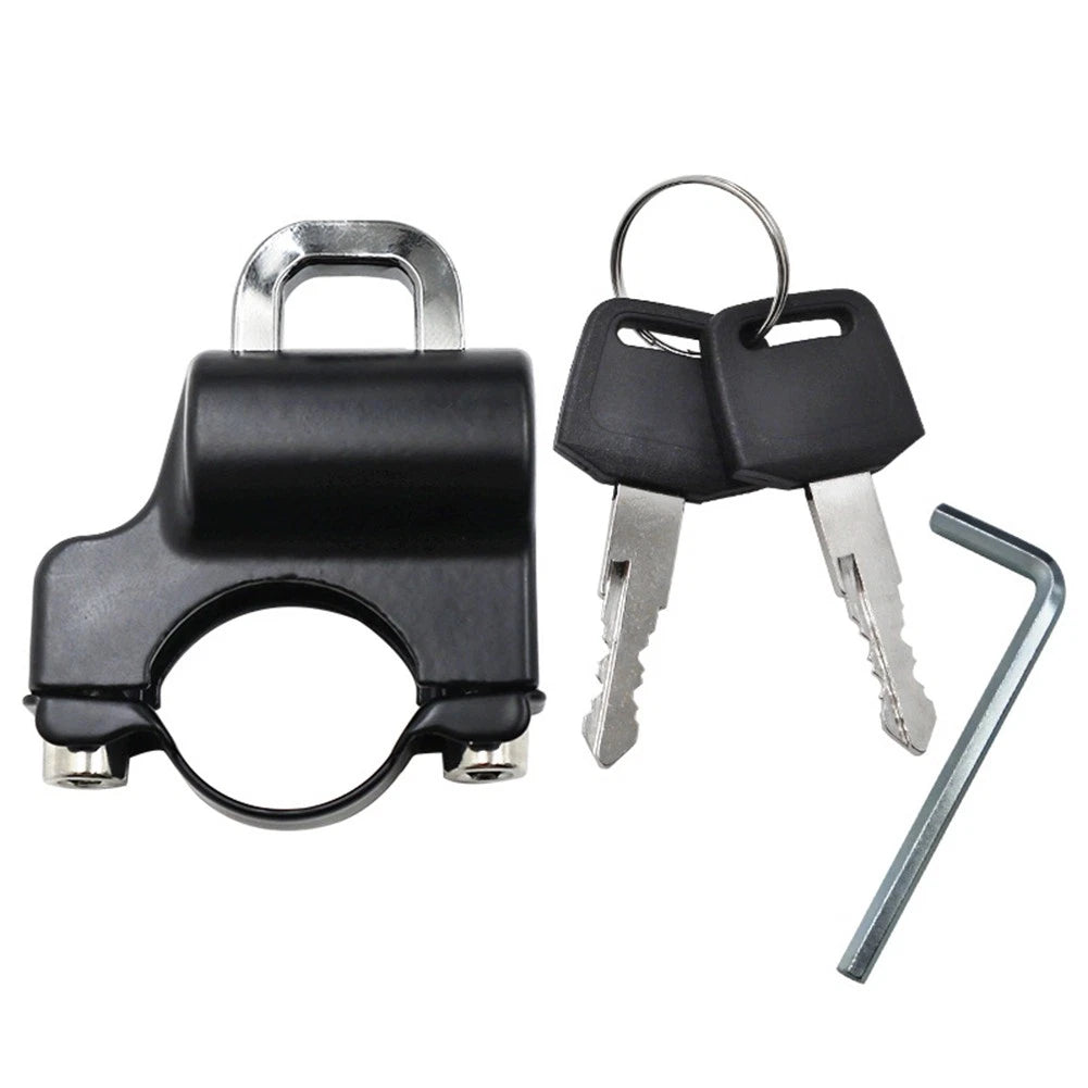 Motor Helmet Lock for Universal 7/8" 22-28mm Tube (Anti-theft Security)