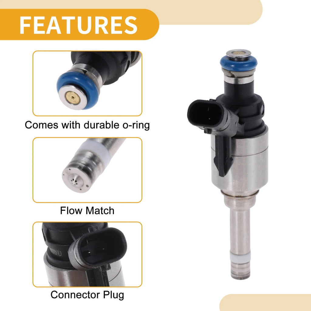 1 Pc Fuel Injector No.0261500282/06B906036D for Audi S3 (2018–2019)
