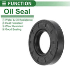 Set of 5 Oil Seal Rotary Shaft Seal NBR Rubber 30x58x12mm for Various Models