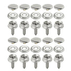 30pcs Screw Kit Snap Fastener Stainless Steel