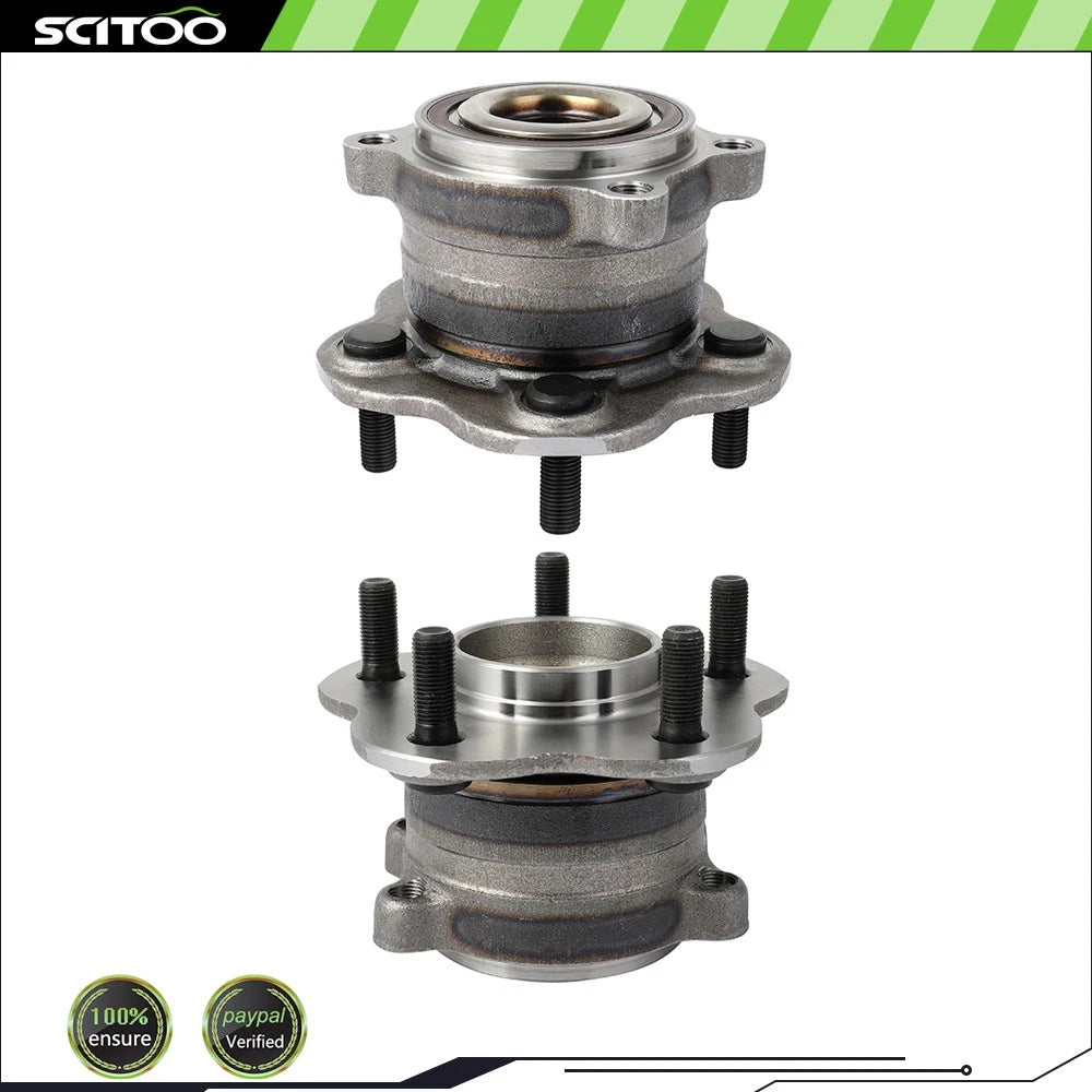 2X Rear Wheel Bearing Hub Assembly for Infiniti QX60 (2014–2020) Altima (2019–2023) AWD