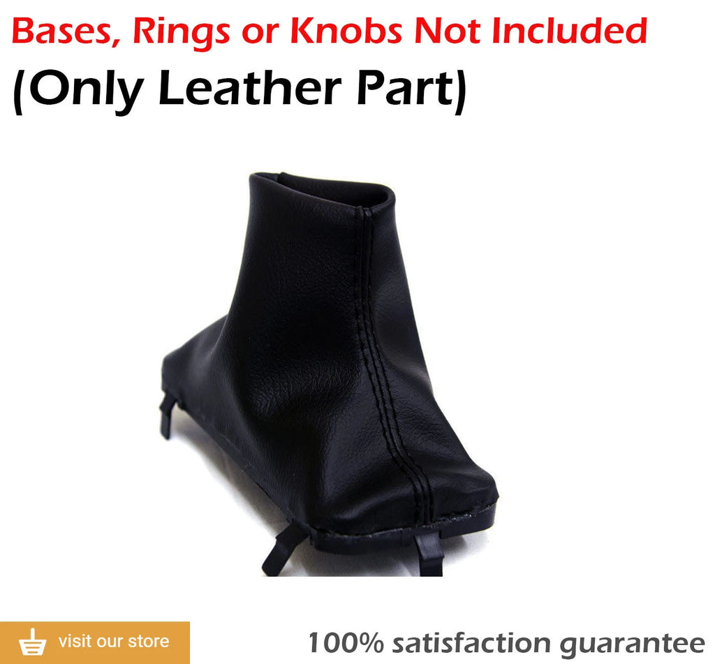 Automatic Shift Boot Cover for Ford F150 (2015–2020) Black PVC Leather