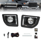 Fog Lights for GMC Sierra 2500HD 3500HD (2015–2019) + Wiring