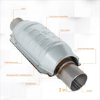 Universal Weld-On Catalytic Converter Exhaust Pipe 2" Inlet (13.13"x5.5"x4.5")