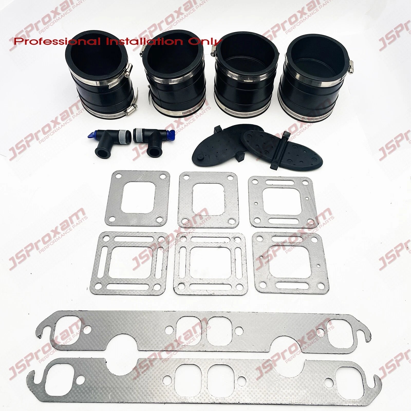 Wet Joint Exhaust Bellows Kit for MerCruiser V8 200-320 (2000–2023) 32-44348001 32-44348T