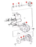Circulation Pump Rebuild Kit for Volvo Penta AD41 AQADA40 AQAD41 (876794, 876544)