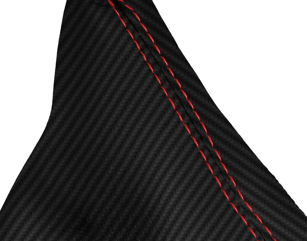 Manual Shift Boot for Ford Mustang (1994–2004) PVC Carbon Red Stitch