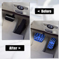 Blue Brake Accelerator Foot Pedal Pad Kit for Mercedes-Benz A B CLA GL R Class