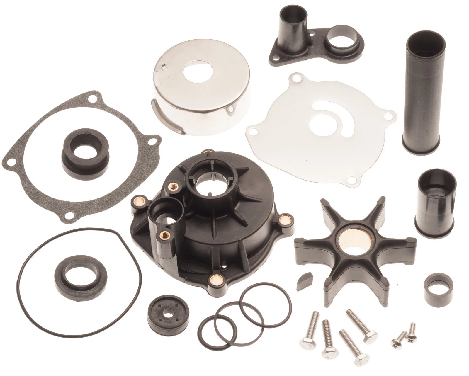 Water Pump Impeller Rebuild Kit for Johnson Evinrude (435929, 5001595, 777802)