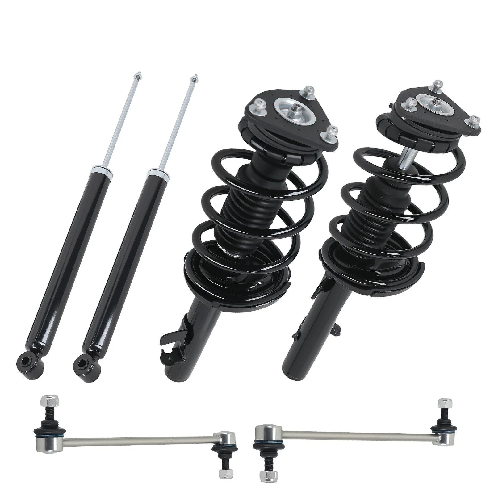 Front Rear Struts Sway Bar Links for Ford Escape (2013) 172619