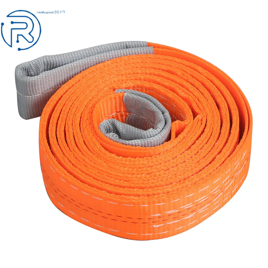 2X 2" x 10FT Lift Sling Straps, 18800 lb Capacity Heavy Duty