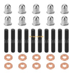 Cylinder Head Studs Kit with Acorn Nuts & Washers for Yamaha Banshee 350 (1987–2006)