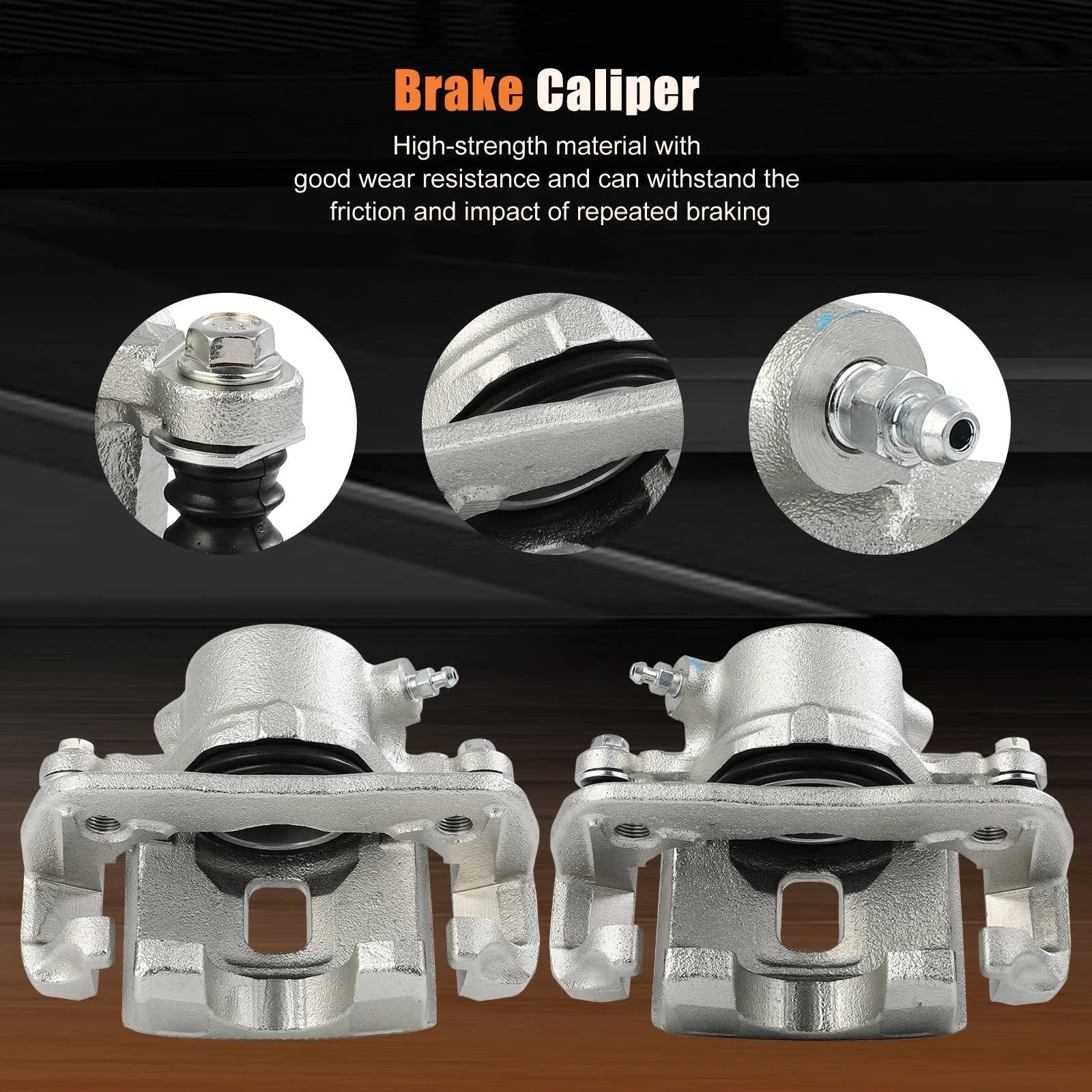 Front Pair Brake Calipers with Bracket for Geo Tracker (1996-1997)