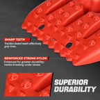 2 Pc Sand Snow Recovery Tracks Traction Boards for Cars Trucks (10 Ton)