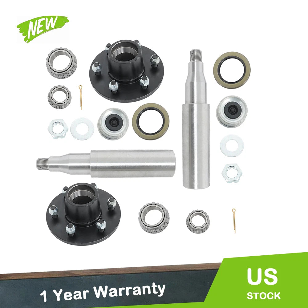 Set of 4 Trailer Axle Kits for 6 on 5.5" (YYYY–YYYY)