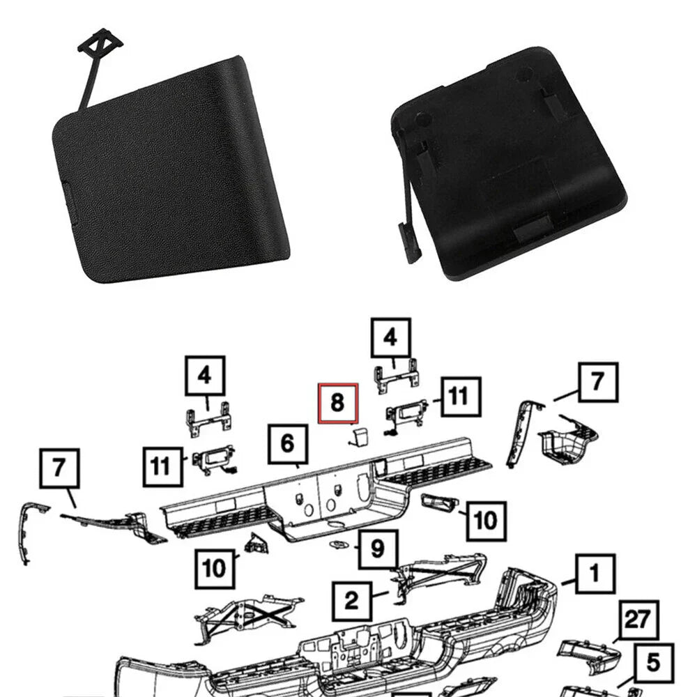 Spare Tire Winch Cover for Ram 1500 DT New Body Style (2019-2022)