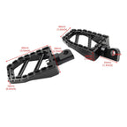 Mini Serrated Foot Pegs for Harley Touring Softail Sportster Dyna