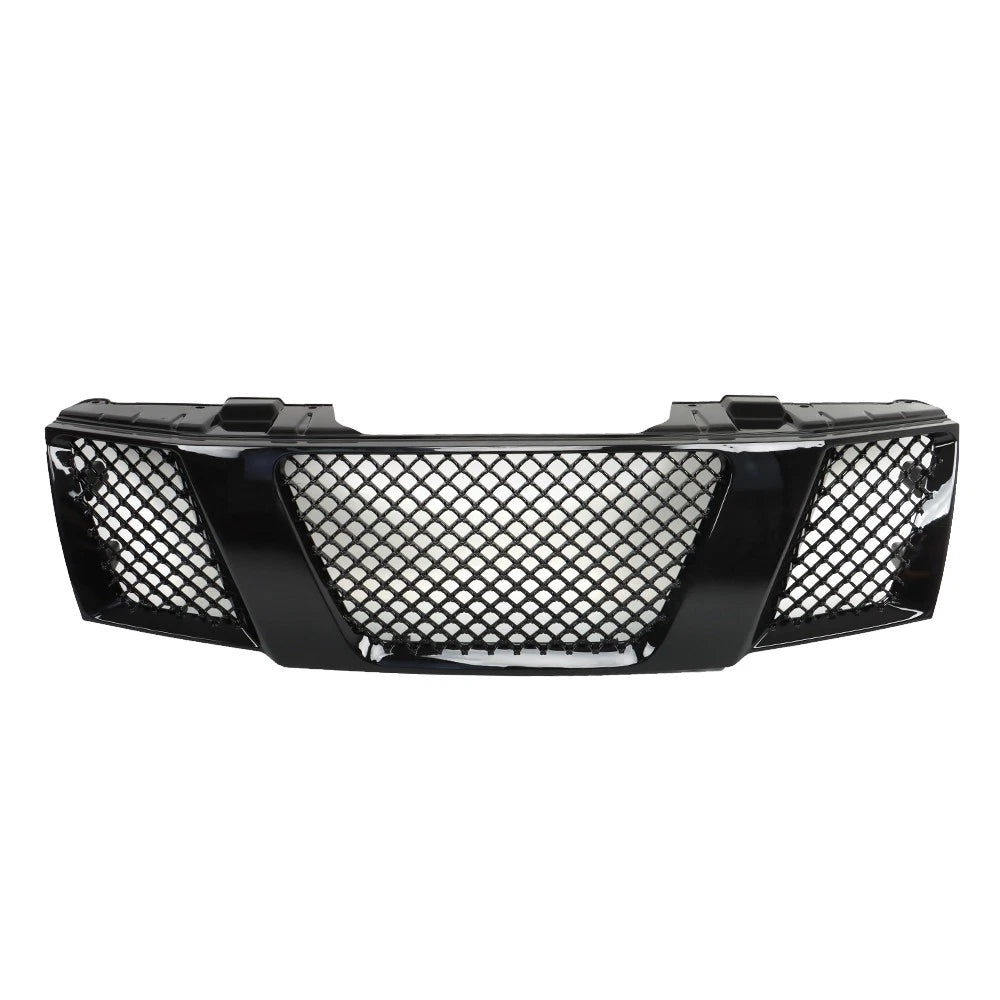 Front Grill for Nissan Frontier (2005-2008) Mesh Gloss Black