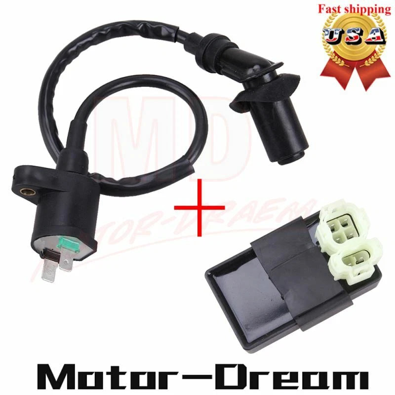 Ignition Coil & AC CDI Box for Honda Foreman TRX300 TRX400 TRX450 (1995–2004)