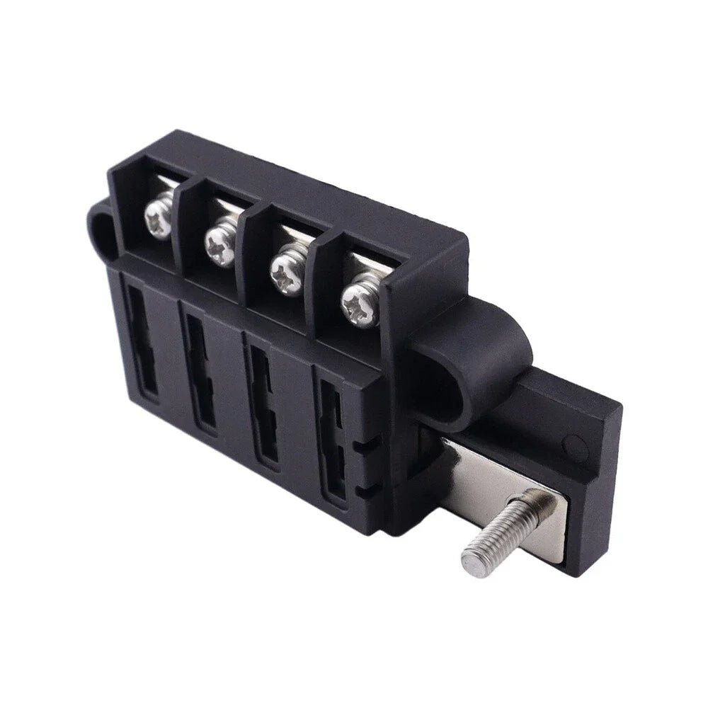 4-Way Circuit Fuse Box 100A 32V Blade Fuse Kit for Car Truck SUV