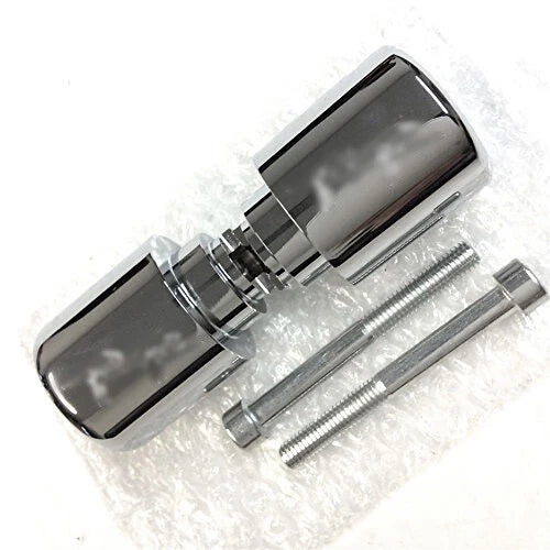 RR Logo Chrome Bar Ends for Honda CBR 250 (2011–2013) & Gold Wing GL 1800 (2001–2013)