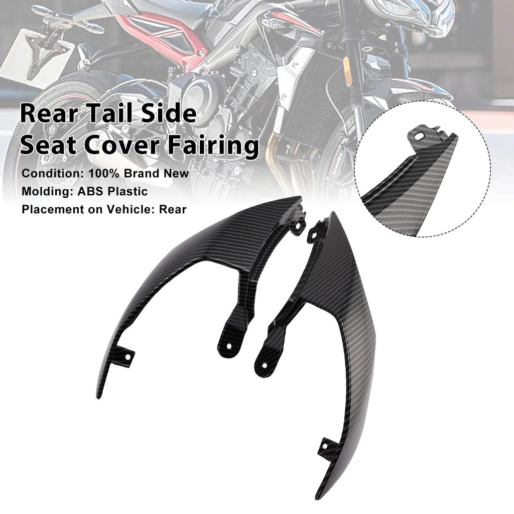 Rear Tail Side Seat Cover for Triumph Street Triple 765 R RS (2020–2025)