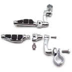 Flat Stiletto Foot Peg 1.25" Arched Clamp for Harley Sportster (T)