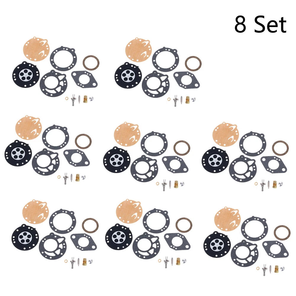 Set of 8 Carburetor Repair Kits for Tillotson RK-88HL (2-Cycle)