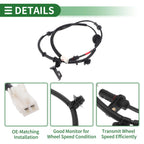 ABS Wheel Speed Sensor No. 599303X350 for Hyundai Elantra (2014–2016) Right Rear